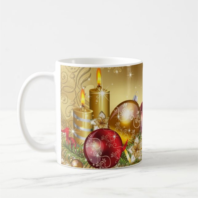Joyeux Noël fêté joyeuse jolly mug (Gauche)