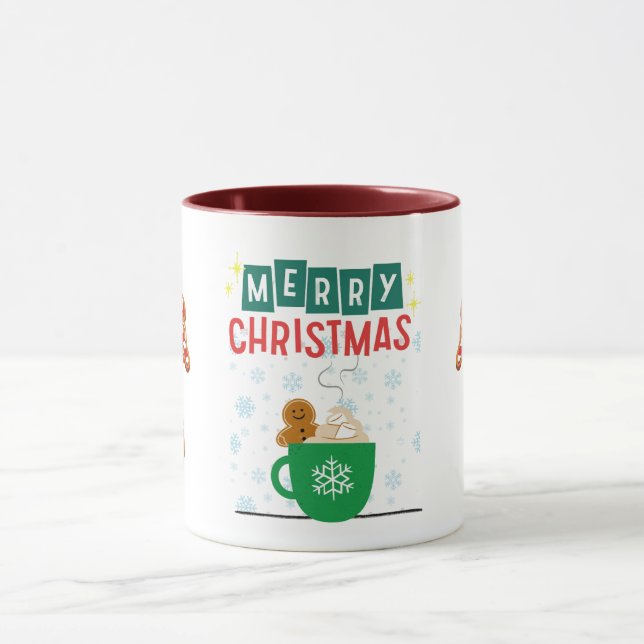Joyeux Noël Gingerpain café Mug (Centre)