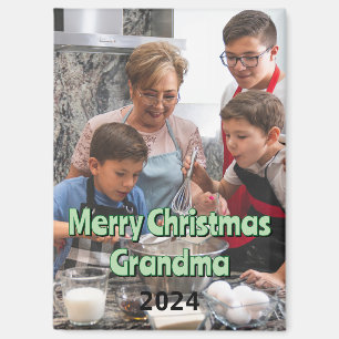 Joyeux Noël grand-mère 2024 Magnet