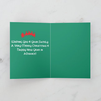 Joyeux Noël Green Pad Cartes