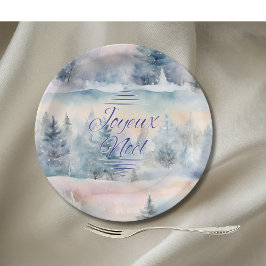 Joyeux Noël in coolen Tönen Pappteller