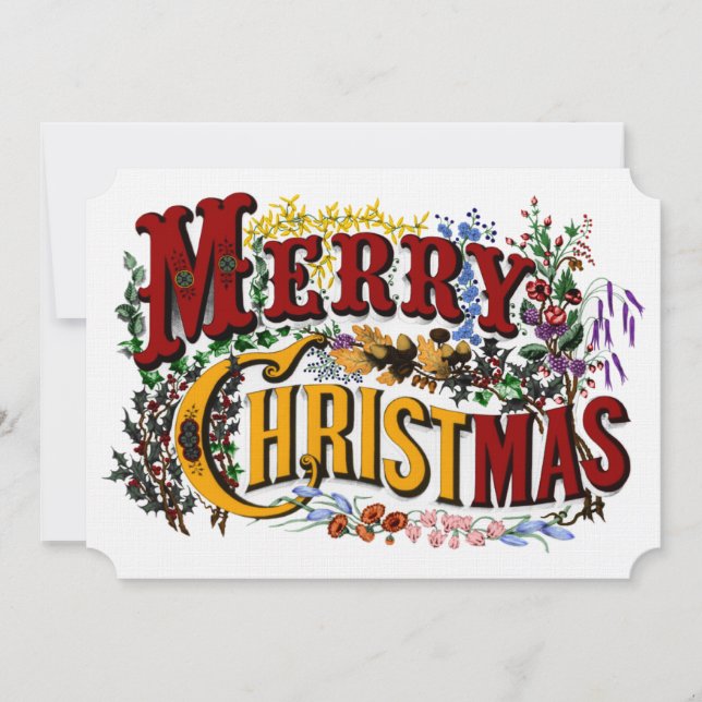 Joyeux Noël Invitation (Devant)