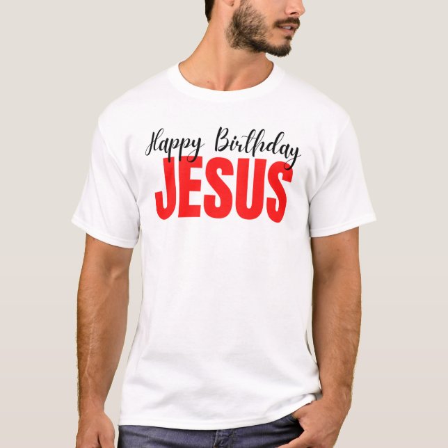 Joyeux Noël Jésus T-shirt (Devant)