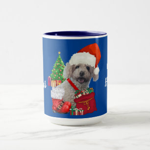Joyeux Noël Joyeux Joyeux Fêtes Poodle Mug