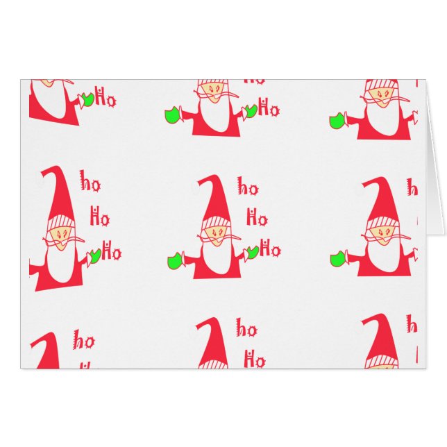 Joyeux Noël Joyeux Noël Drôle Père Noël Hohoho (Devant horizontal)