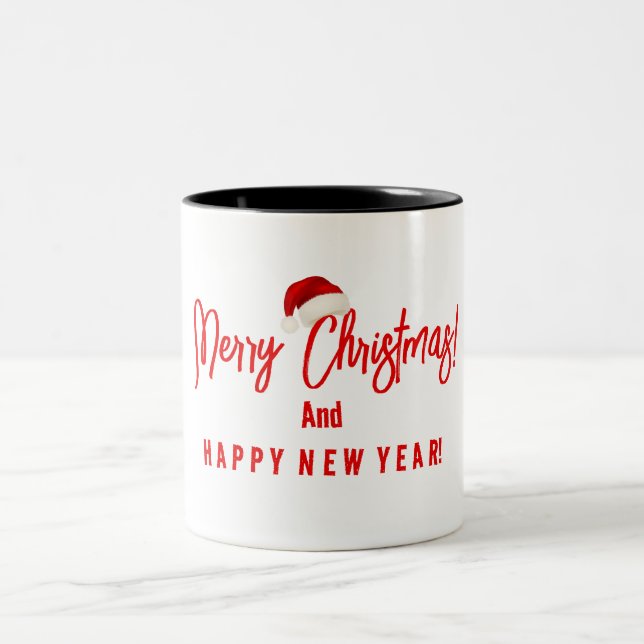 Joyeux Noël Joyeux Nouvel An Mug (Centre)