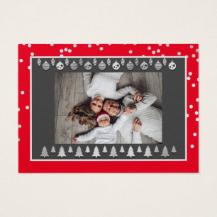 Joyeux Noël Joyeux Nouvel An Nom Argent Rouge