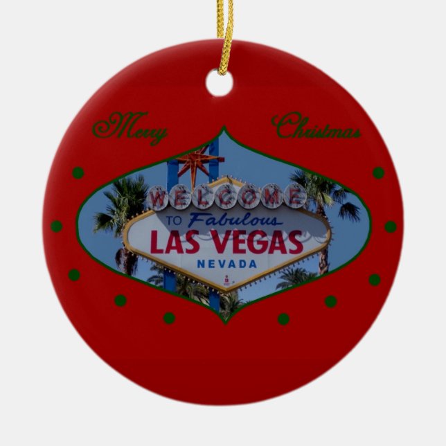 Joyeux Noël Las Vegas Ornement (Devant)