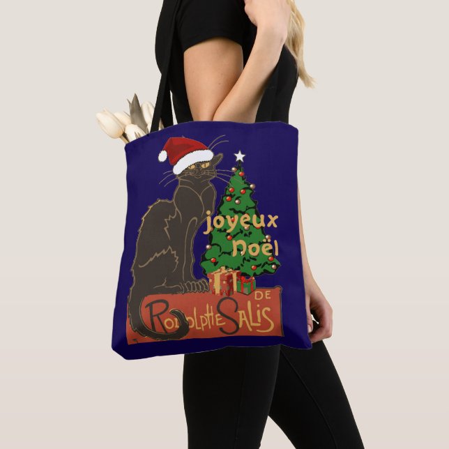 Joyeux Noel Le Chat Noir Spoof With Yule Tree Tasche (Von Nahem)