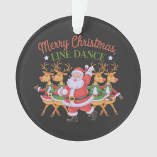 Joyeux Noël Ligne Danse Célébrer la saison
