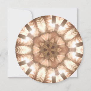Joyeux Noël Lumières Circulaire Personnalisé Carte