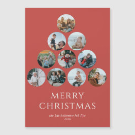 Joyeux Noël Magnet 10 Photos Rouge