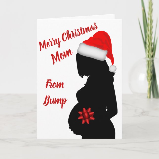 Joyeux Noël maman de carte de bump (Devant)