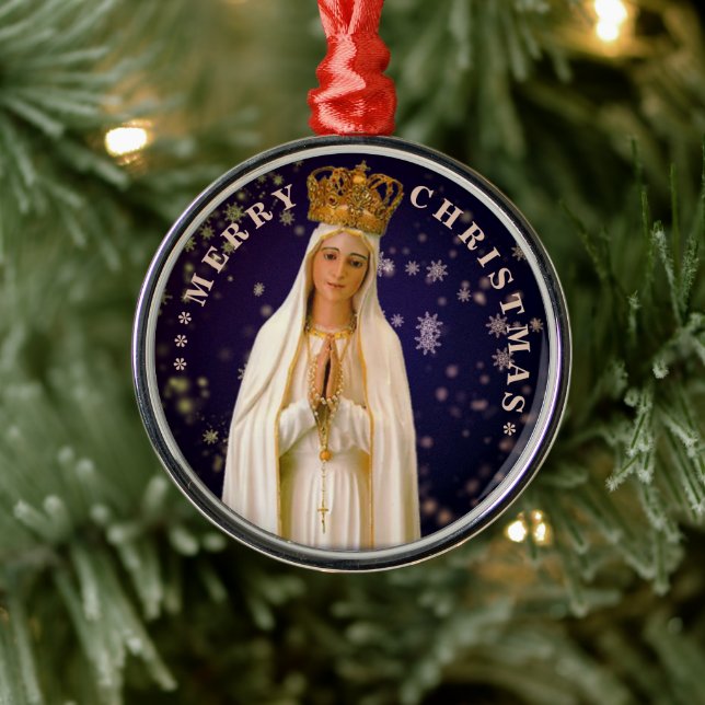 Joyeux Noël| Marie vierge| Ornement céramique (Arbre)