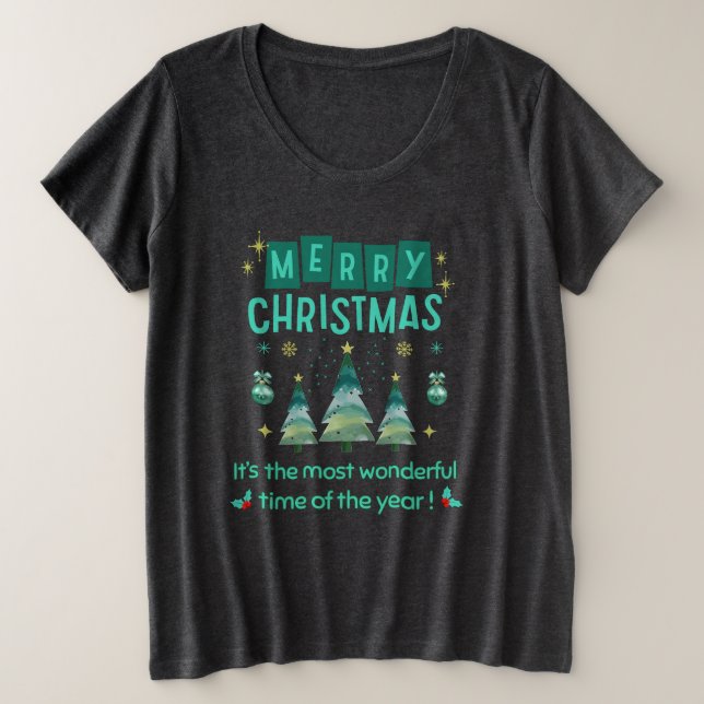 Joyeux Noël - Merveilleux temps de l'année T-Shi (Design devant)