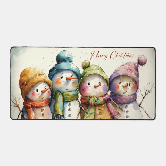Joyeux Noël mignon Whimsman hiver Snowman (Recto)
