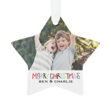 Joyeux Noël | Monogramme de l'ornement étoilé