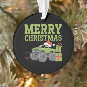 Joyeux Noël Monster Truck Tout-Petits Garçons Xmas