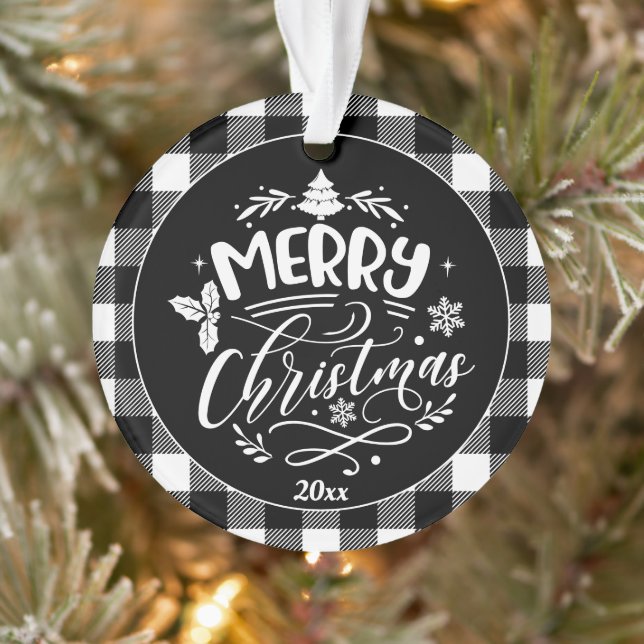Joyeux Noël Motif de Plaid (Arbre)