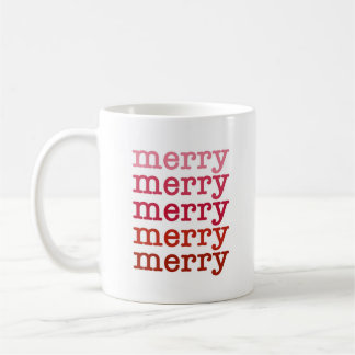 Joyeux Noël Mug Pink Ombre