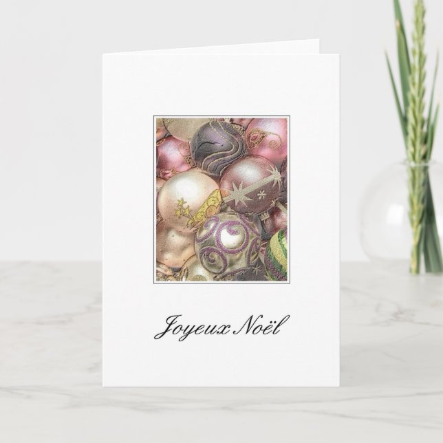 Joyeux Noël - Noël français - Carte de Noël (Devant)