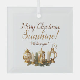 Joyeux Noël Nous Vous Aimons Ornement