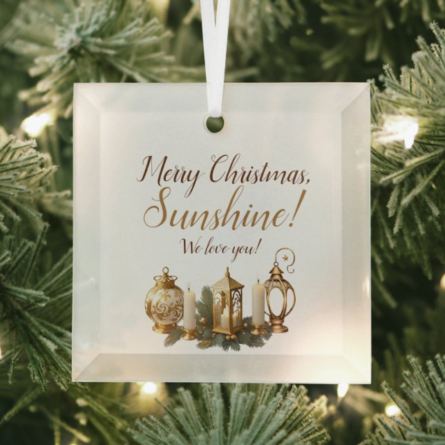 Joyeux Noël Nous Vous Aimons Ornement (Insitu)