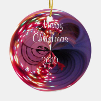 Joyeux Noël, ornement en bulbe 2010