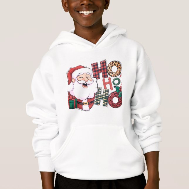 Joyeux Noël Père Noël avec cadeaux (Devant)