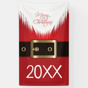 Joyeux Noël Père Noël bannière de costume
