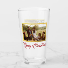 Joyeux Noël personnalisé verre à pinte
