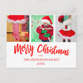 Joyeux Noël Photos de voeux de Noël Carte postale