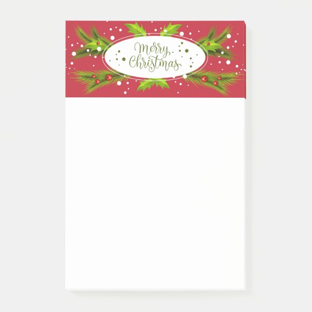 Joyeux Noël Post-it Notes (Devant)
