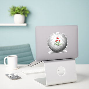 Joyeux Noël pour les golfeurs de Père Noël Sticker