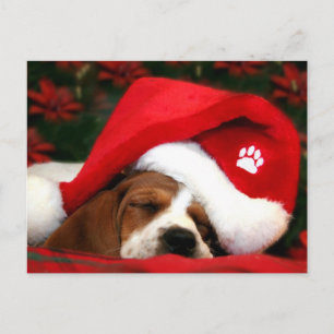Joyeux Noël Puppy carte postale