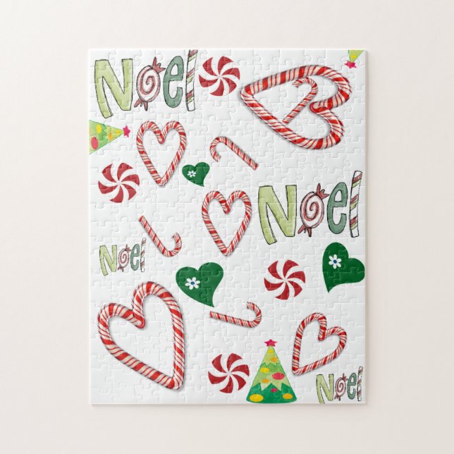 Joyeux Noël Puzzle Noël Noel (Vertical)