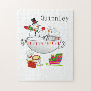 Joyeux Noël Puzzle Noël Snowman