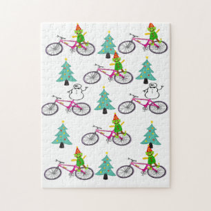 Joyeux Noël Puzzle Noël Snowman Elf