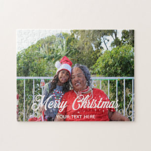 Joyeux Noël Puzzle personnalisé