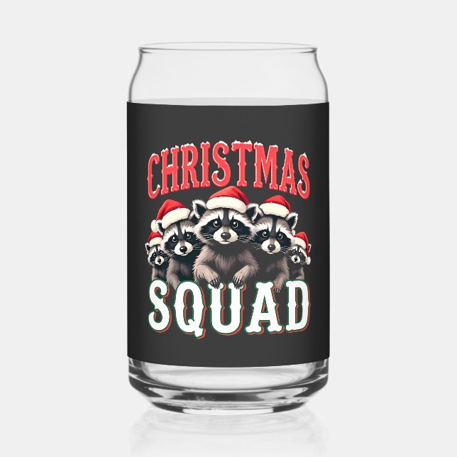 Joyeux Noël Raccoon Santa Hat Amateurs (Recto)