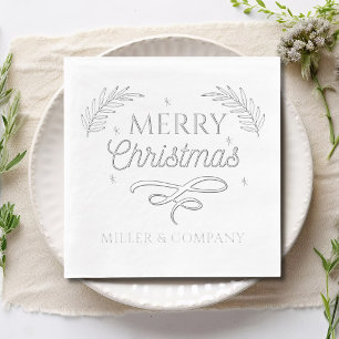 Joyeux Noël Script Entreprise Nom personnalisé