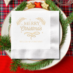 Joyeux Noël Script Nom de l'entreprise