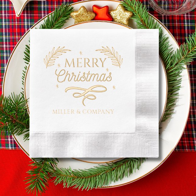 Joyeux Noël Script Nom de l'entreprise (Créateur téléchargé)
