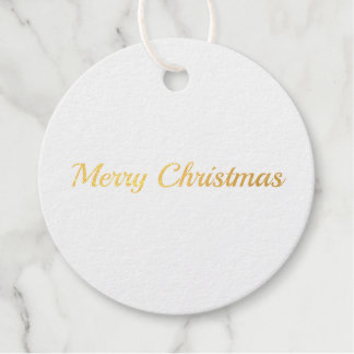 joyeux noël simple cercle minimum étiquette cadeau