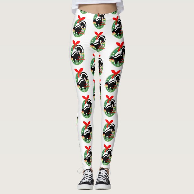 joyeux noël skunk leggings (Devant)