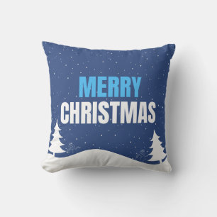 Joyeux Noël Snowfall Coussin