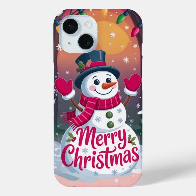 Joyeux Noël Snowman iPhone / coque ipad (Verso)
