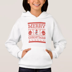 Joyeux Noël Snowman Ugly Sweat - shirt à capuche