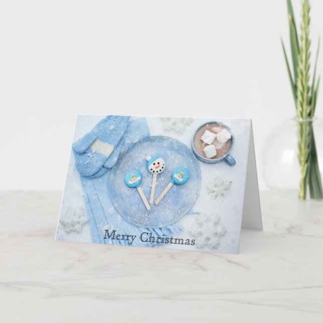 Joyeux Noël Solstice Carte de voeux (Devant)