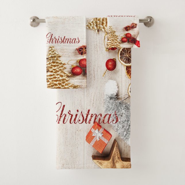 Joyeux Noël, Sucres de Noël, Texture de bois (En situation)